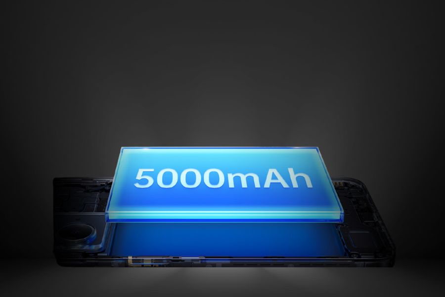 5000mAh battery
