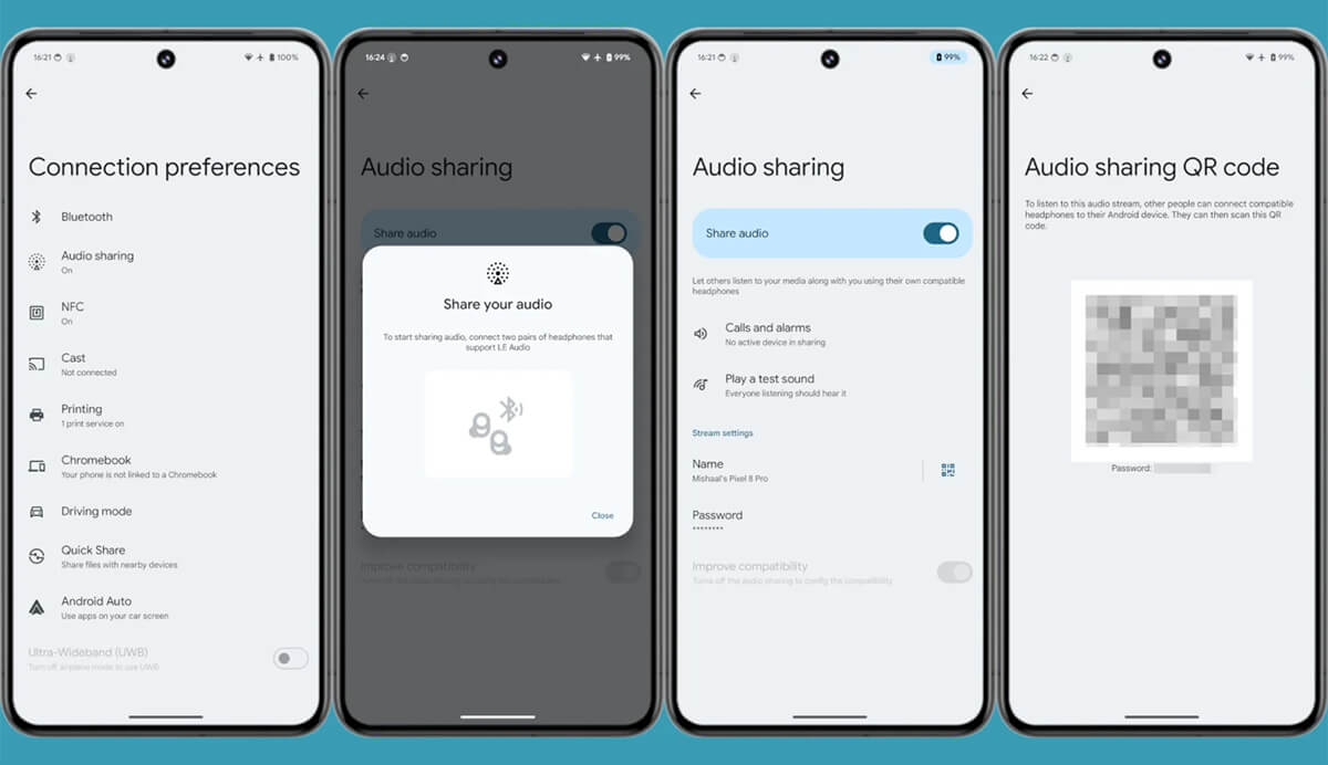 Android 15 - Audio sharing
