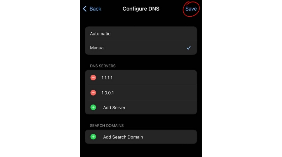 DNS change iPhone Users