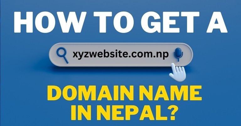 How to get a domain name in Nepal