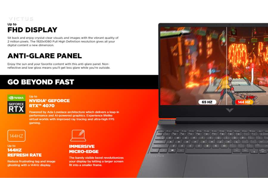 HP Victus 15 (2024) Display