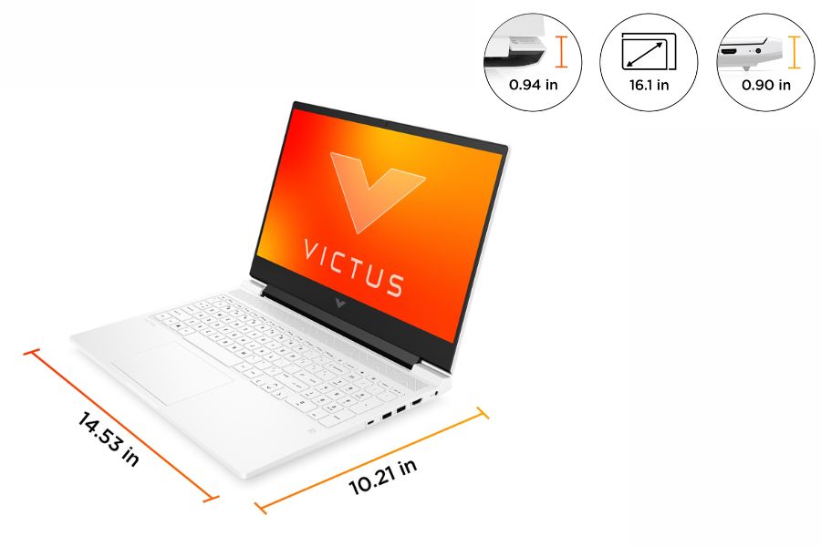 HP Victus 16 2024 Dimensions