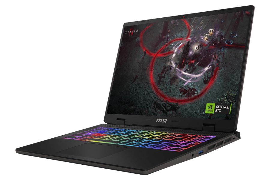 MSI Sword 16 HX 2024 Design and Display