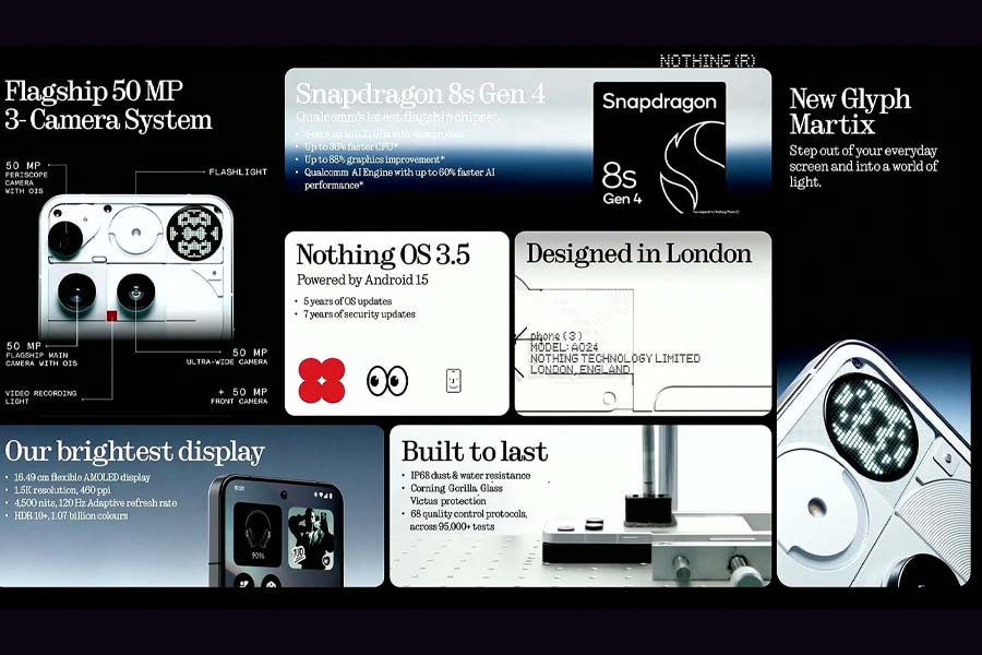 nothing phone 3 features