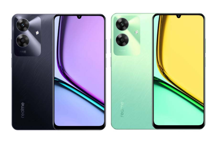 Realme C61 display and design 